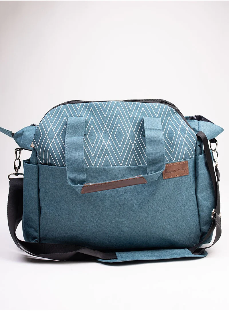 Borsa Mamma e Passeggino cambio pannolino Kinder Hop " Petrolio "
