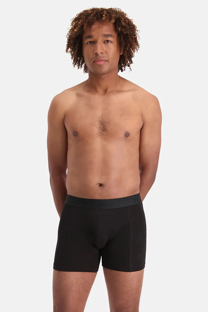 Boxer lunghi uomo antisfegamento in bamboo (set 3 pezzi)