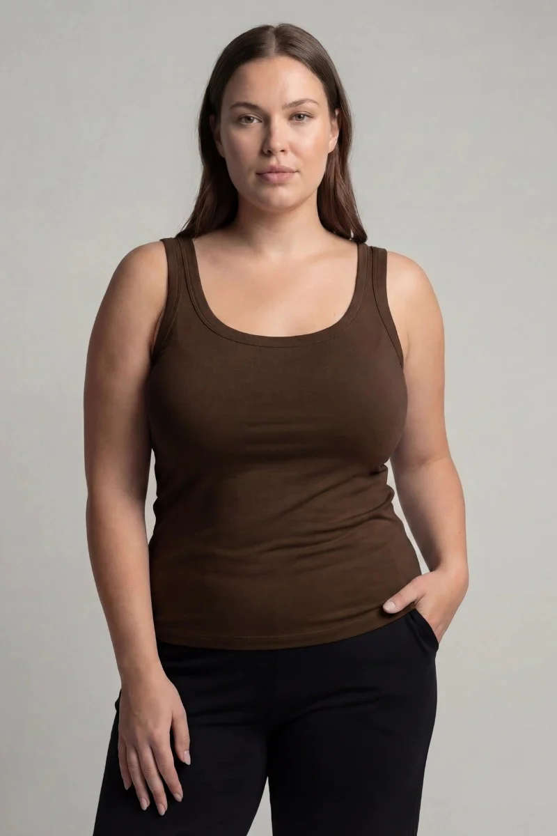 Canotta donna classica in bamboo - Image 6