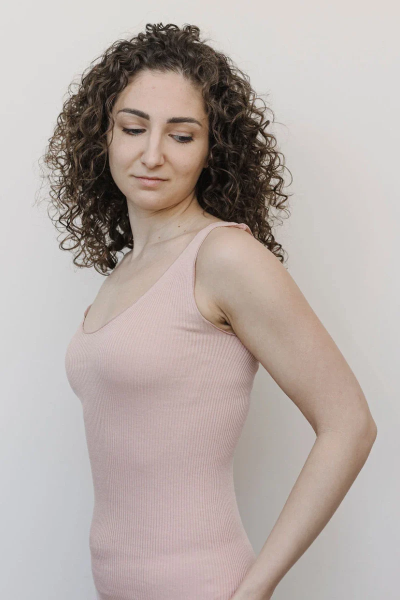 Canotta donna in Cotone e Seta - Image 3