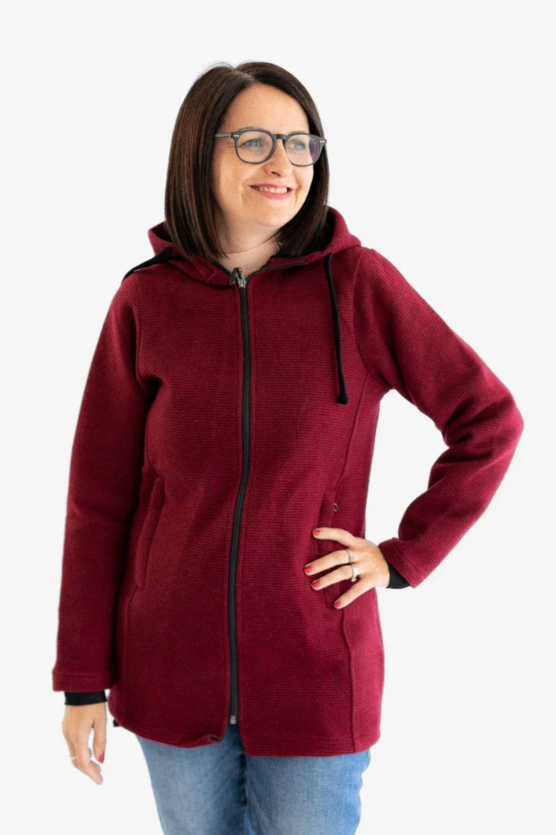 Cappotto Donna in Lana con Cappuccio "fine serie" - Image 3
