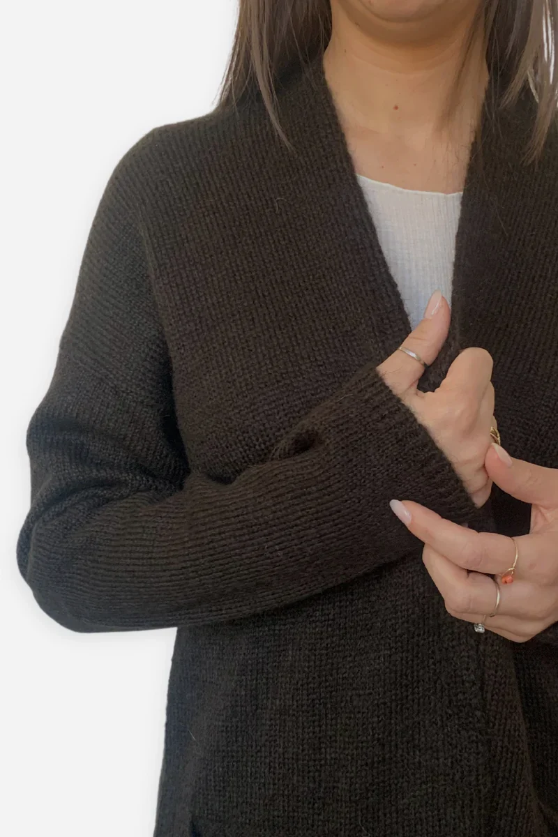 Cardigan e Cappotto donna in Lana e mohair - Image 3