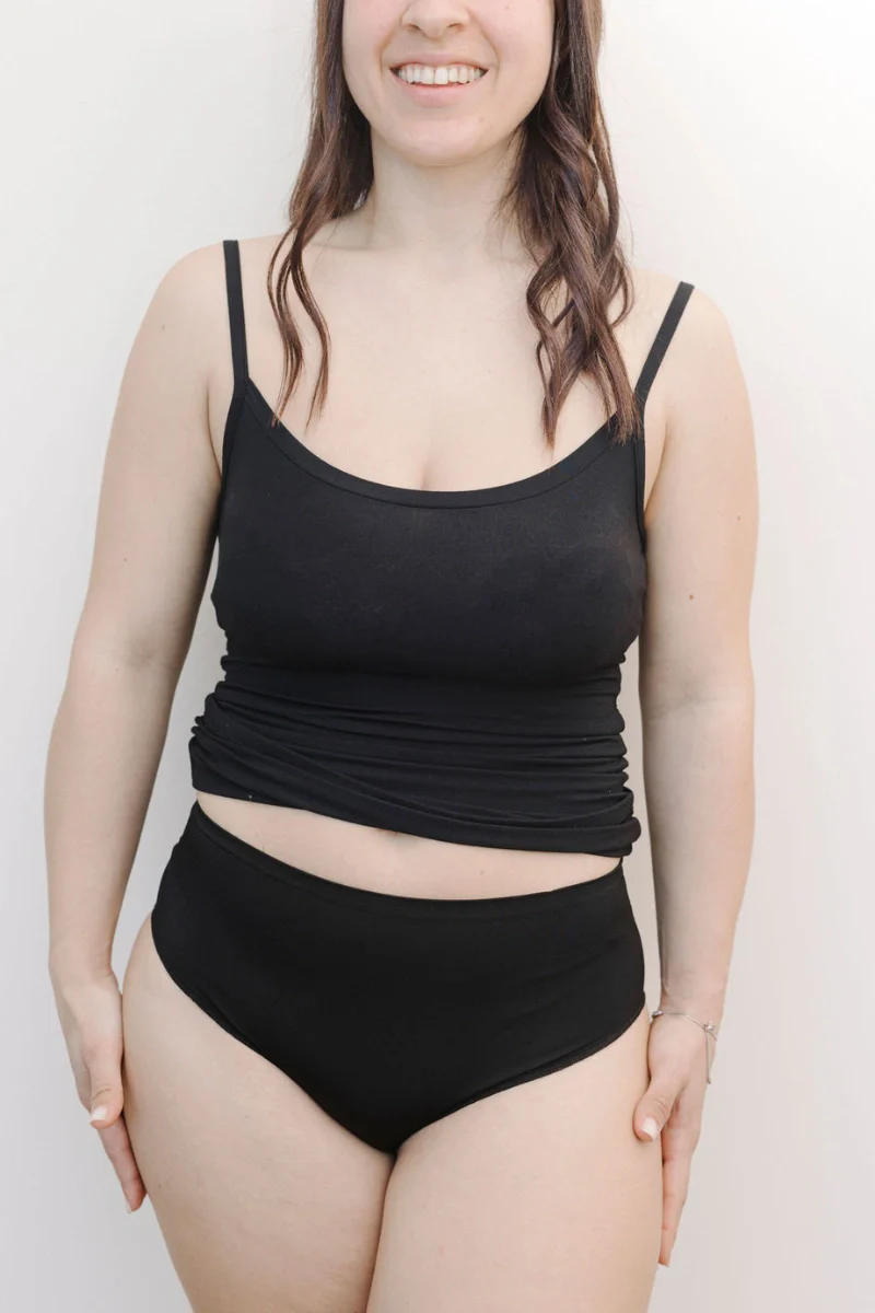 Culotte vita alta antibatterica donna