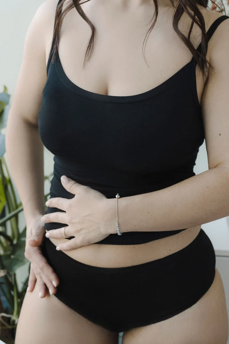 Culotte vita bassa donna in seta vegetale