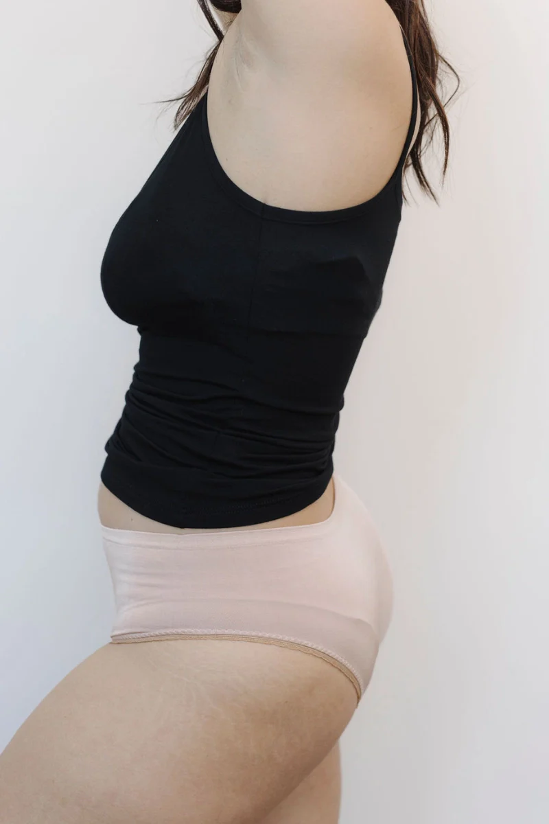 Culotte vita bassa donna in seta vegetale - Image 6