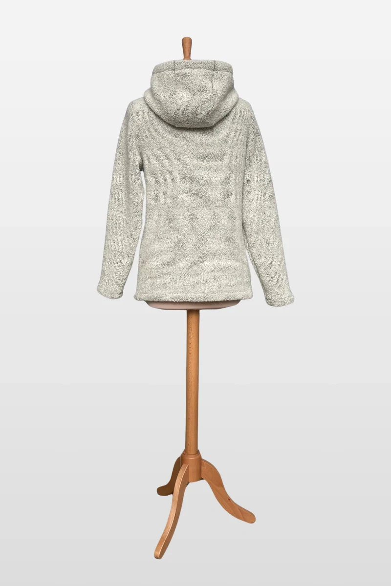 Felpa teddy donna in lana con cappuccio - Image 7