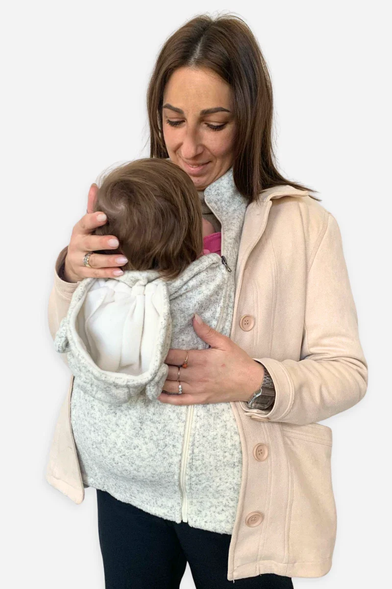 Gilet unisex in lana e cotone 3 in 1 - Image 7