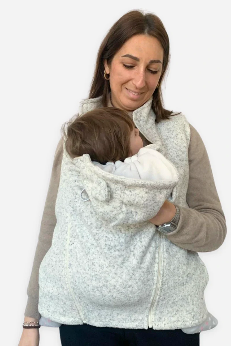 Gilet unisex in lana e cotone 3 in 1 - Image 8