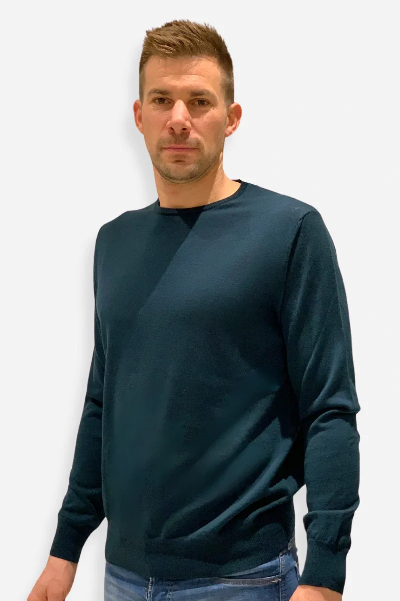 Maglione Uomo Girocollo in lana merinos - Image 3