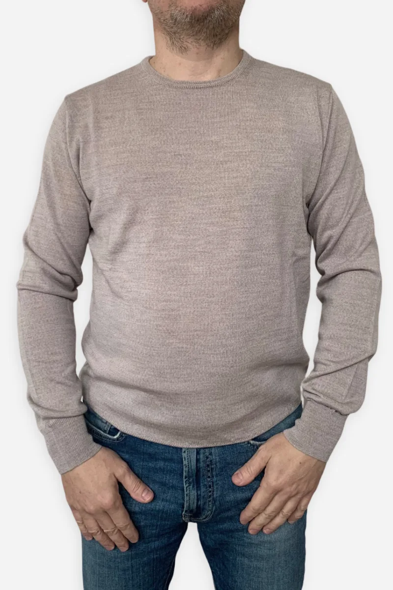 Maglione Uomo Girocollo in lana merinos - Image 4