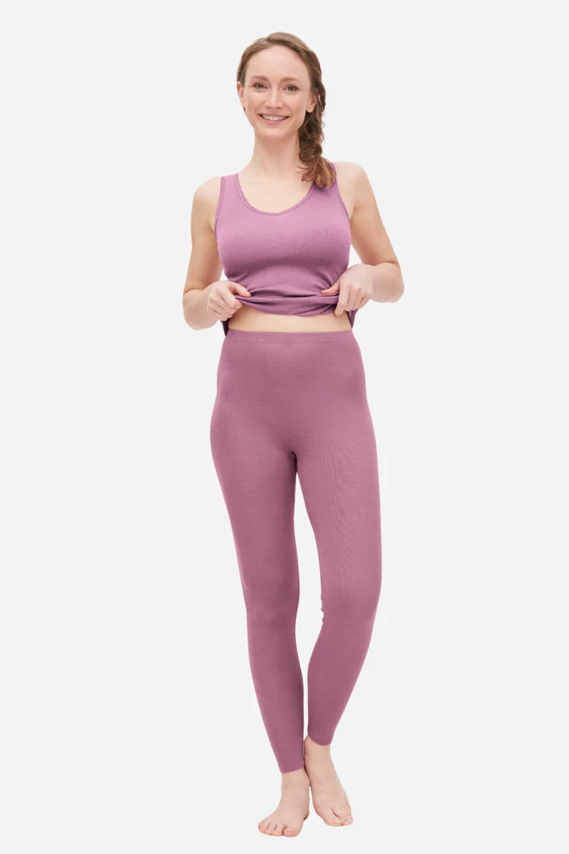 Leggings lana e seta donna - Image 8