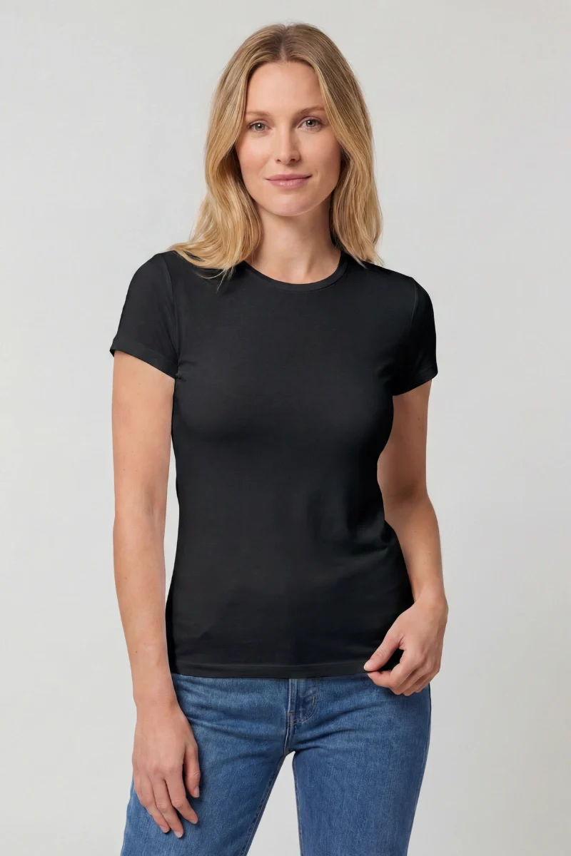 Maglia bamboo donna maniche corte - Image 4