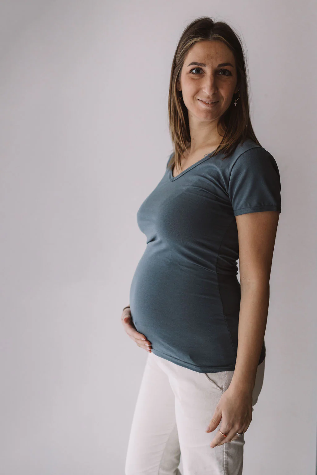 Maglia manica corta 4 in 1 gravidanza e allattamento - Image 12