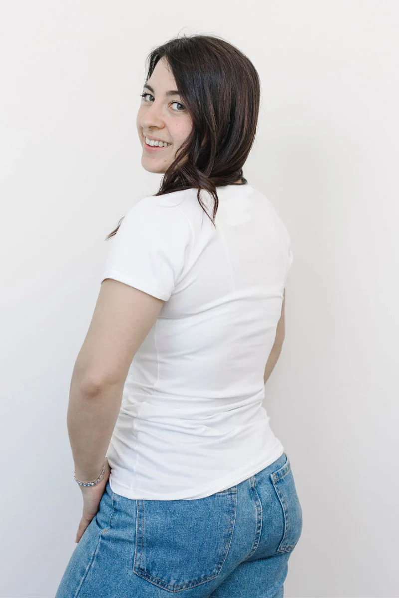 Maglia manica corta 4 in 1 gravidanza e allattamento - Image 5