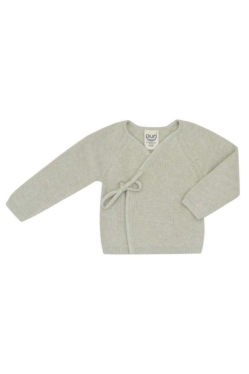 Maglia kimono neonato in Cotone e Seta Puri Organic - Image 3