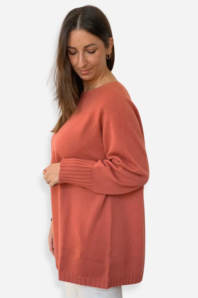 Maxi maglia lana e cachemire donna - Image 3
