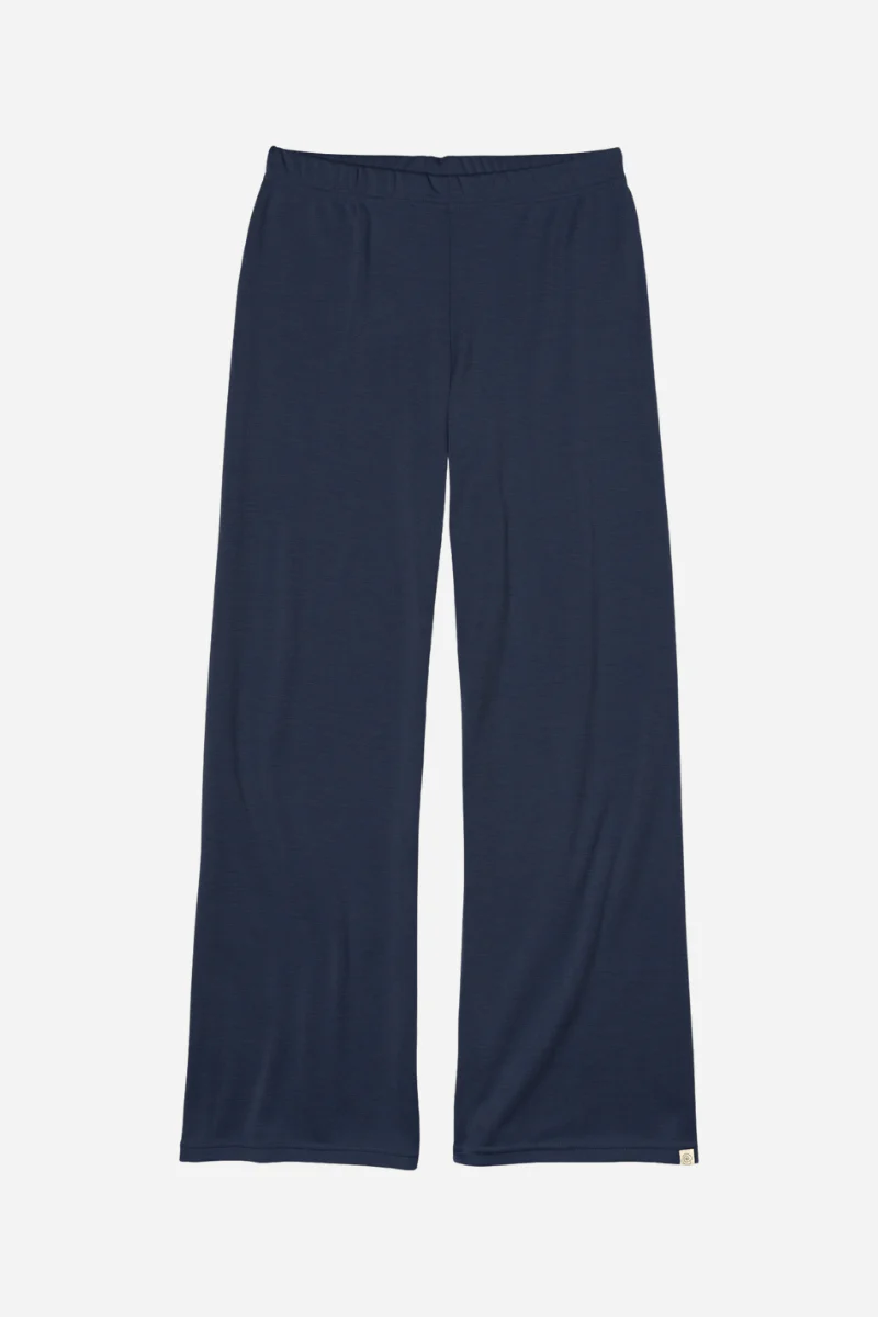 Pantaloni a palazzo donna in lana e seta Engel - Image 4