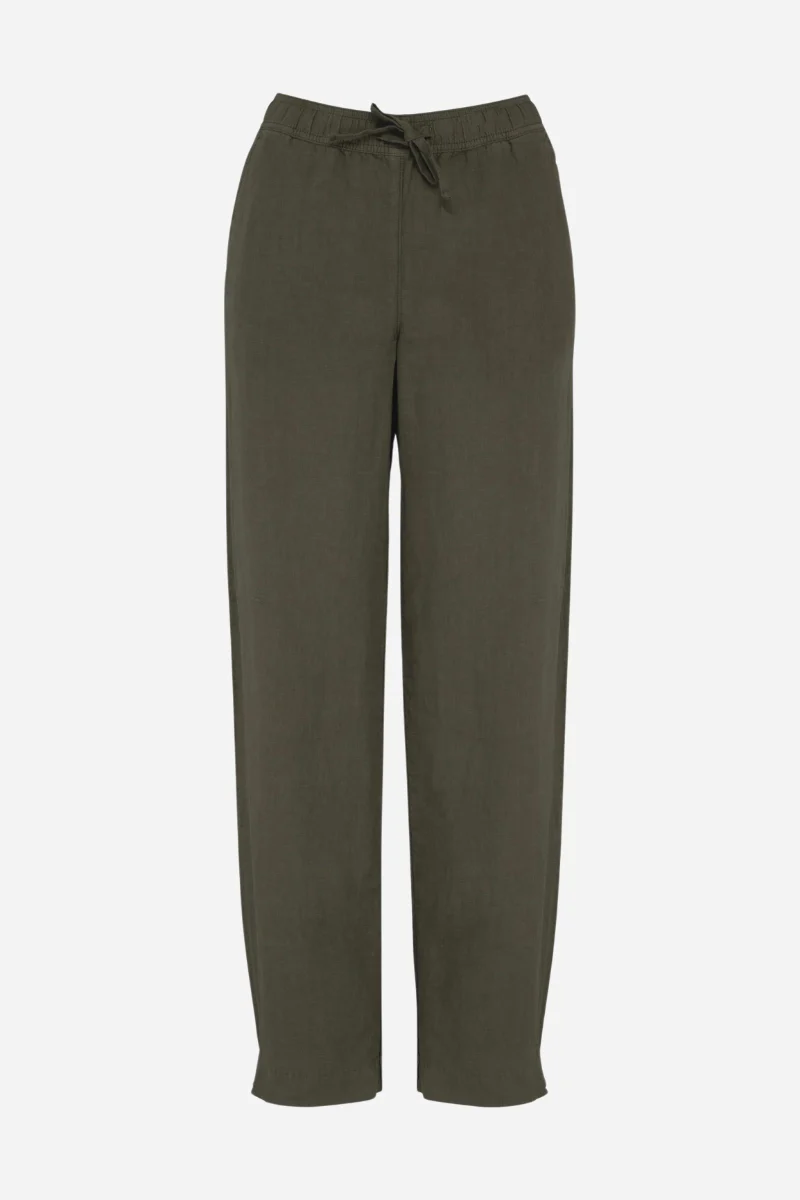 Pantaloni palazzo donna in lino - Image 10