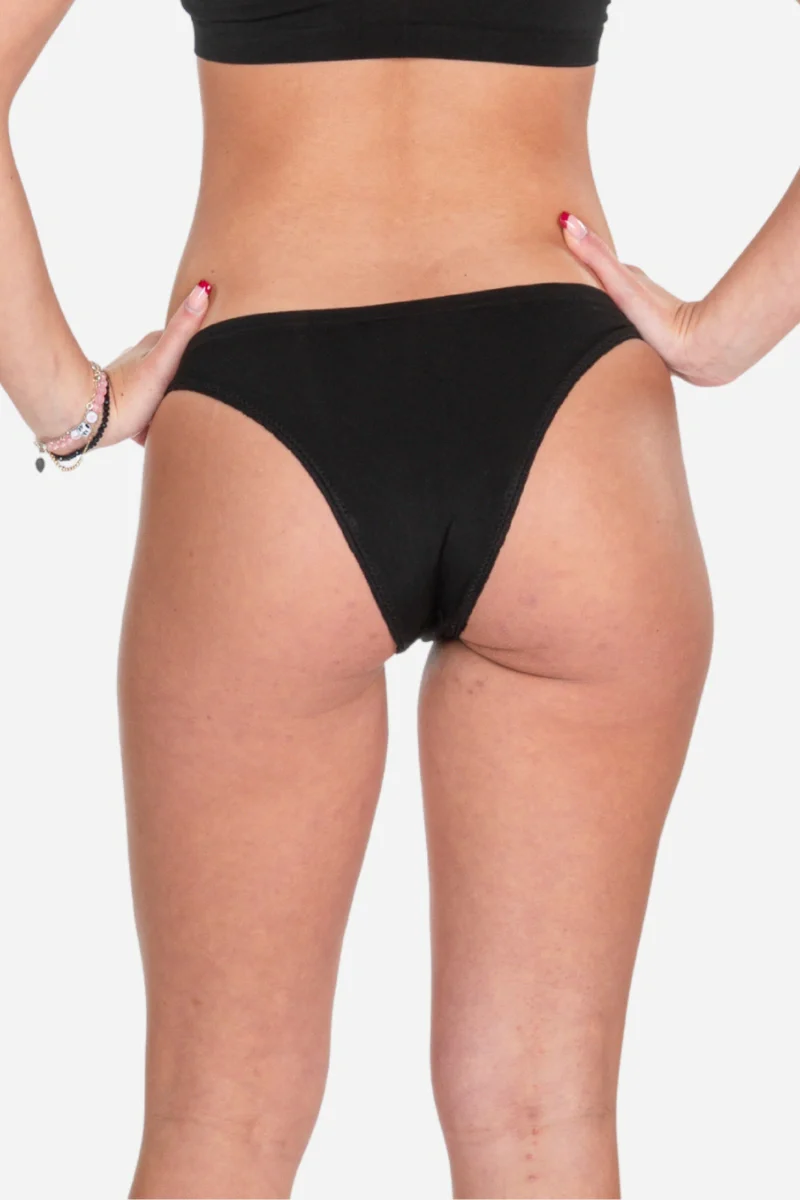 Slip brasiliana donna in seta vegetale vita bassa - Image 9